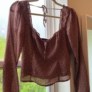 Abercrombie long sleeve blouse